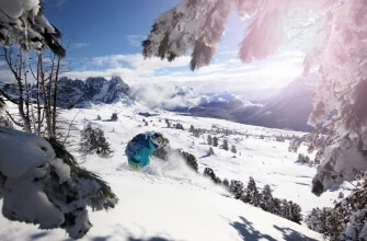 Freeride sulle Dolomiti