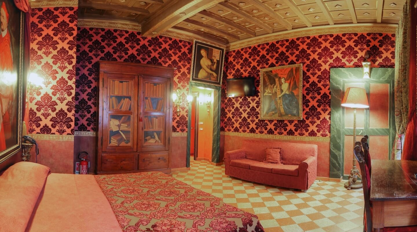 camera doppia palazzo storico di roma