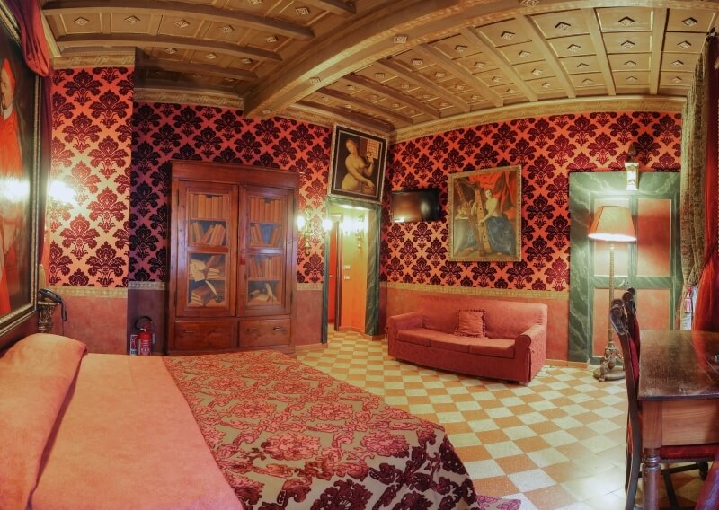 camera doppia palazzo storico di roma