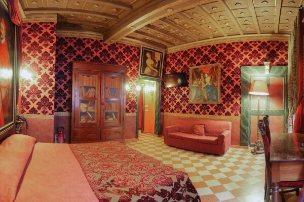 camera doppia palazzo storico di roma