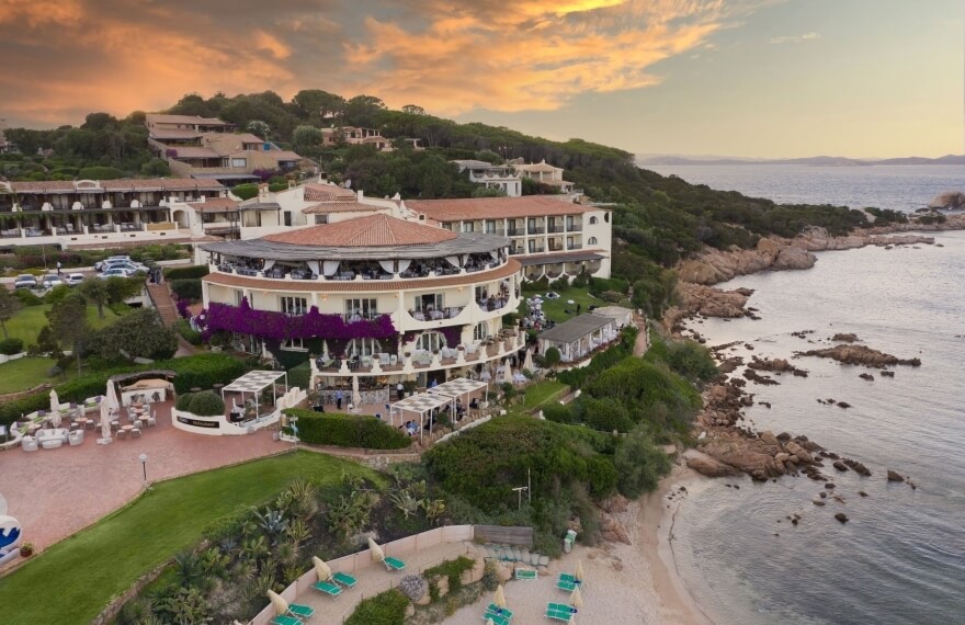 drone photos of the club hotel