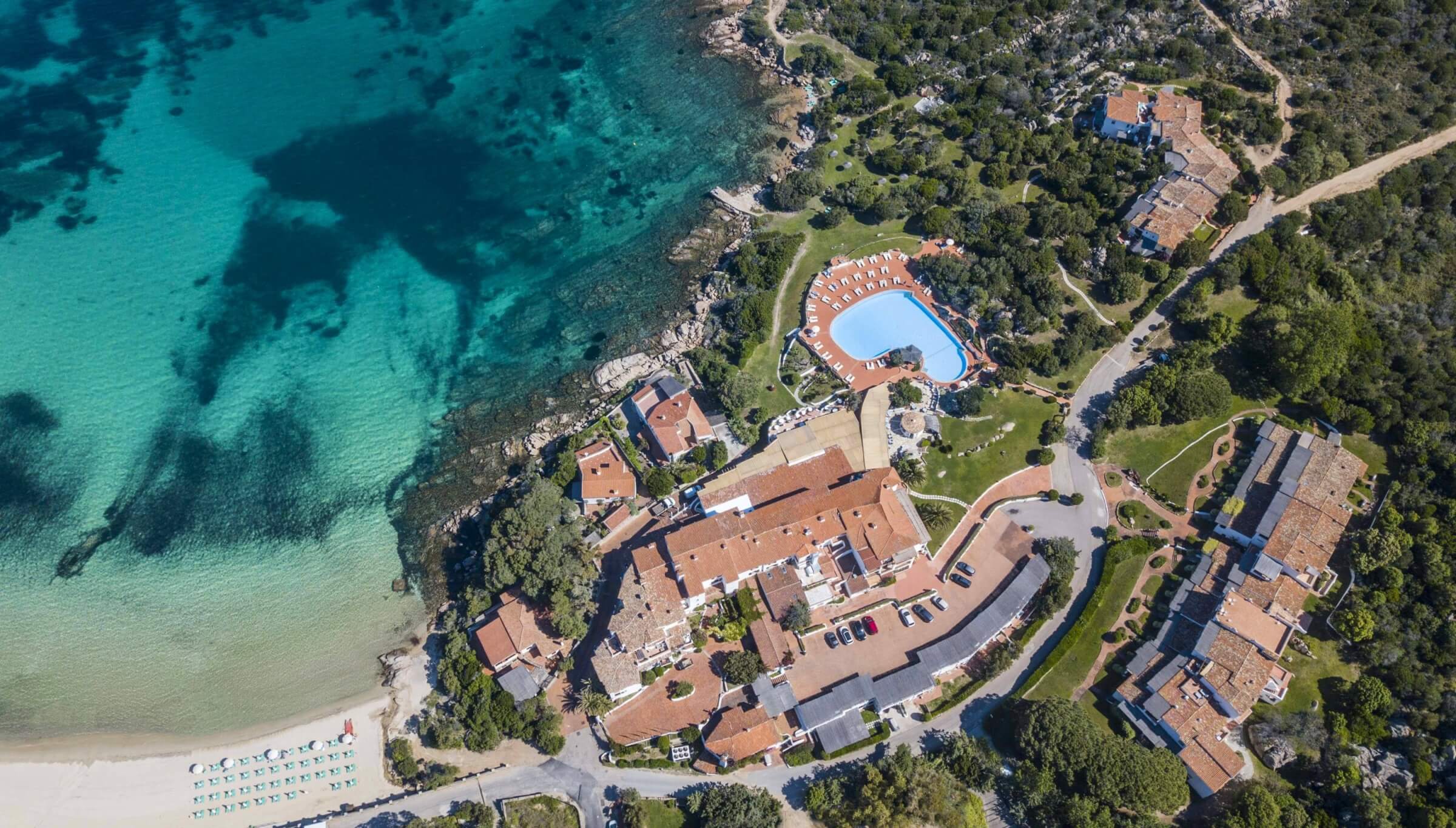 foto dall'alto all'hotel bisaccia