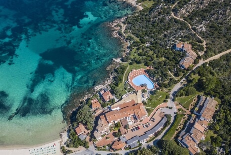 foto dall'alto all'hotel bisaccia