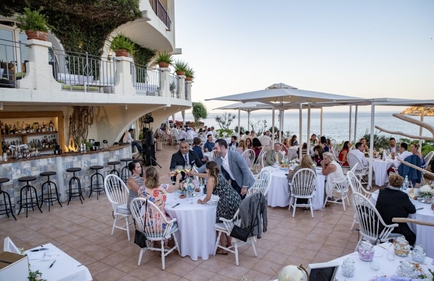 ceremony at the club hotel