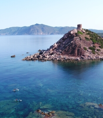 Kajakausflug Torre del Porticciolo