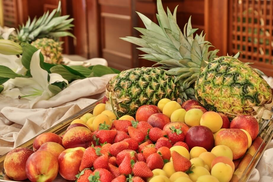 Frutta fresca nella colazione del Best Western Classic Hotel
