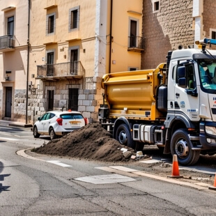 Lavori in corso a Sassari