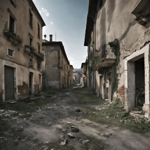 un borgo di sassari abbandonato