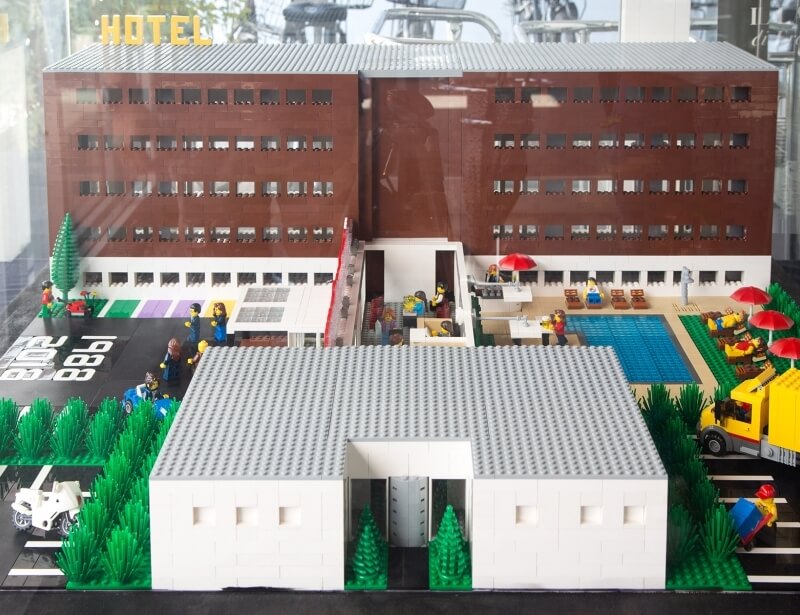 Our 4-star hotel in Parma... Lego version