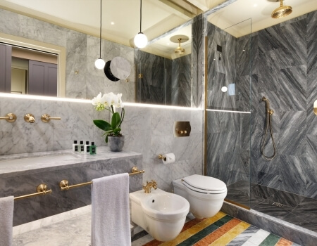 marble junior suite bathroom