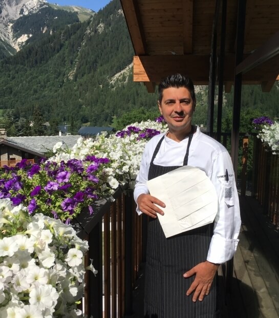 Chef of the Grand Hotel Courmayeur Mont Blanc