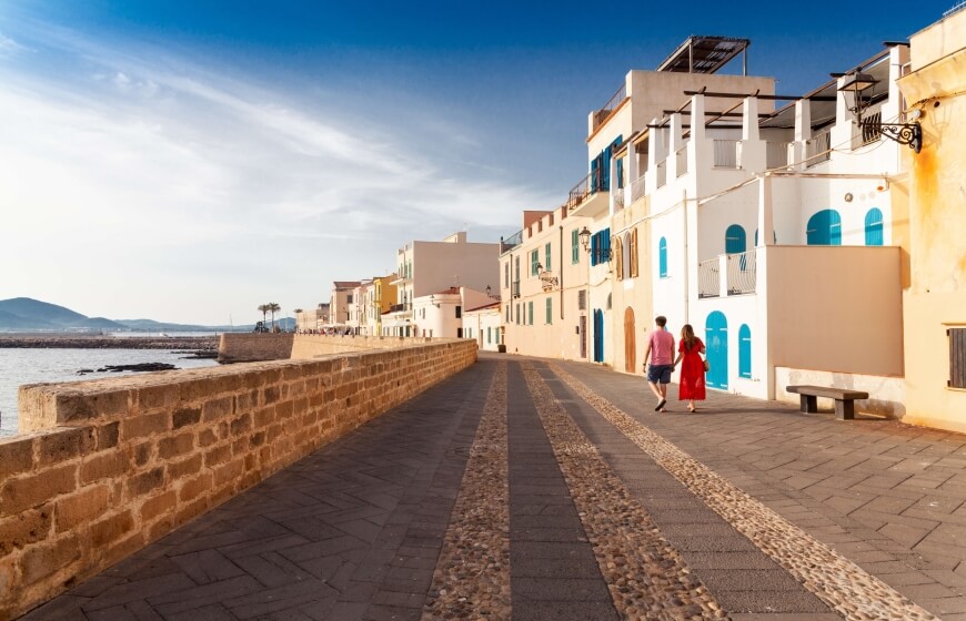 street of alghero