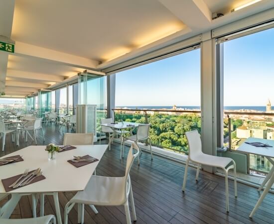 breakfast room on the terrace