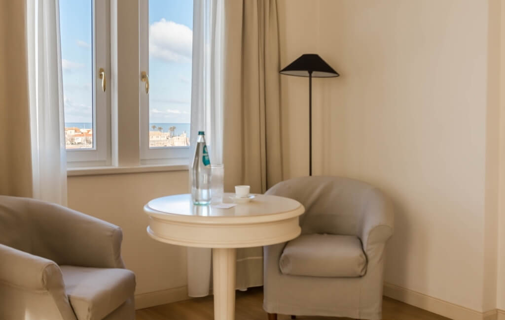 table with window view