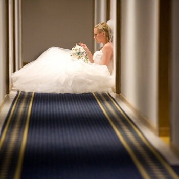 Bride at the Hotel Catalunya