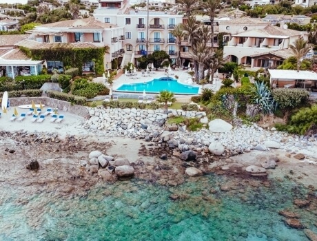 Vista dall'alto dell'Hotel La Bitta ad Arbatax