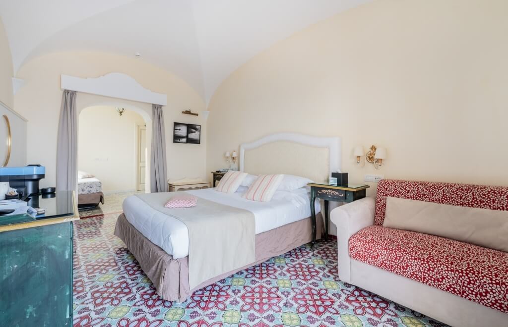 Hotel Margherita Amalfi Coast Deluxe Family Room 3