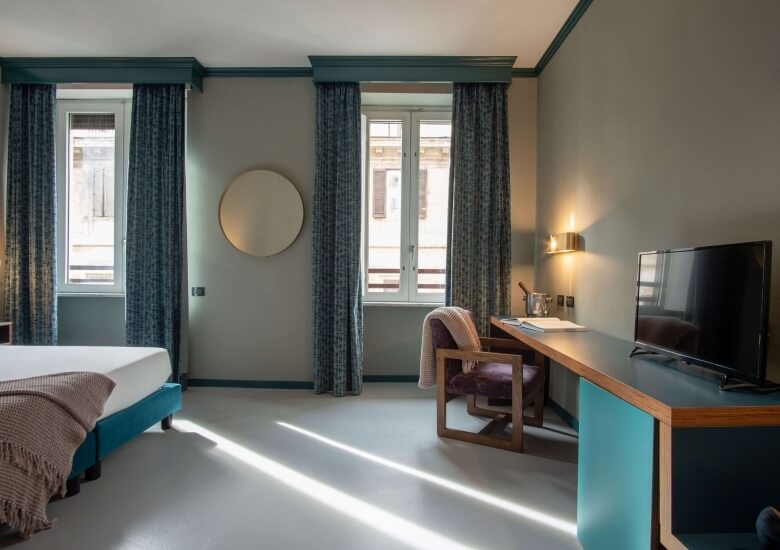 camera superior hotel milani roma termini