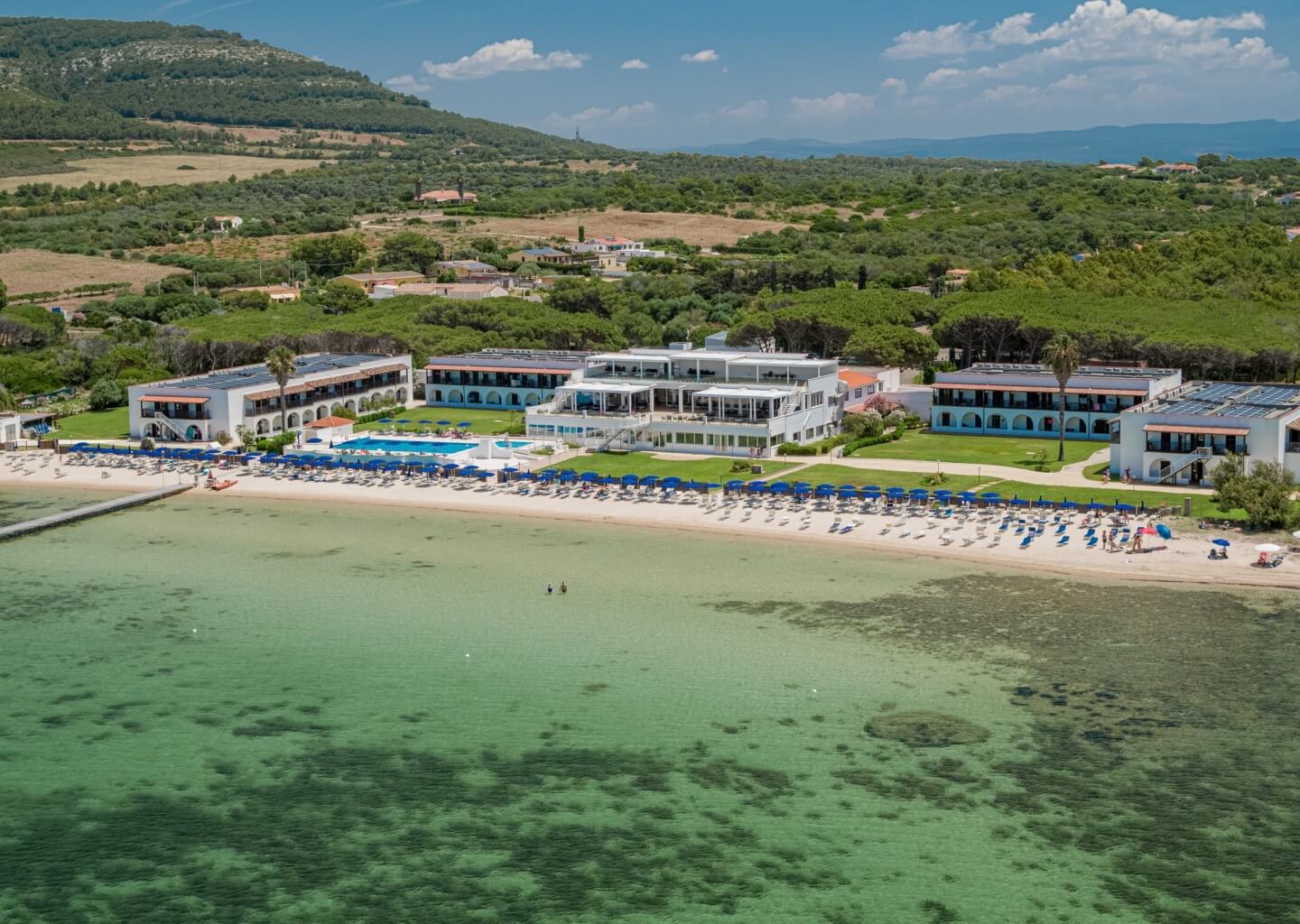 foto dall'alto a tutta la struttura