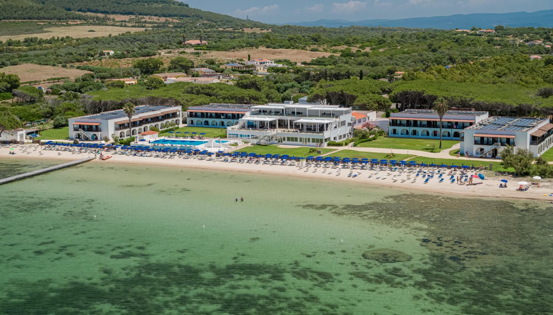 foto dall'alto a tutta la struttura