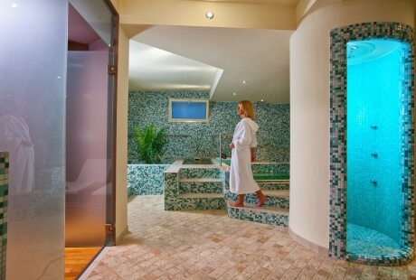 girl in spa