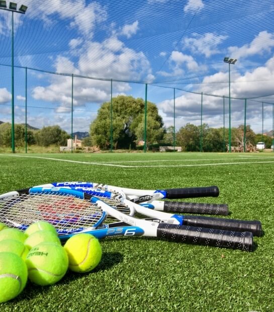 palline e racchette da tennis