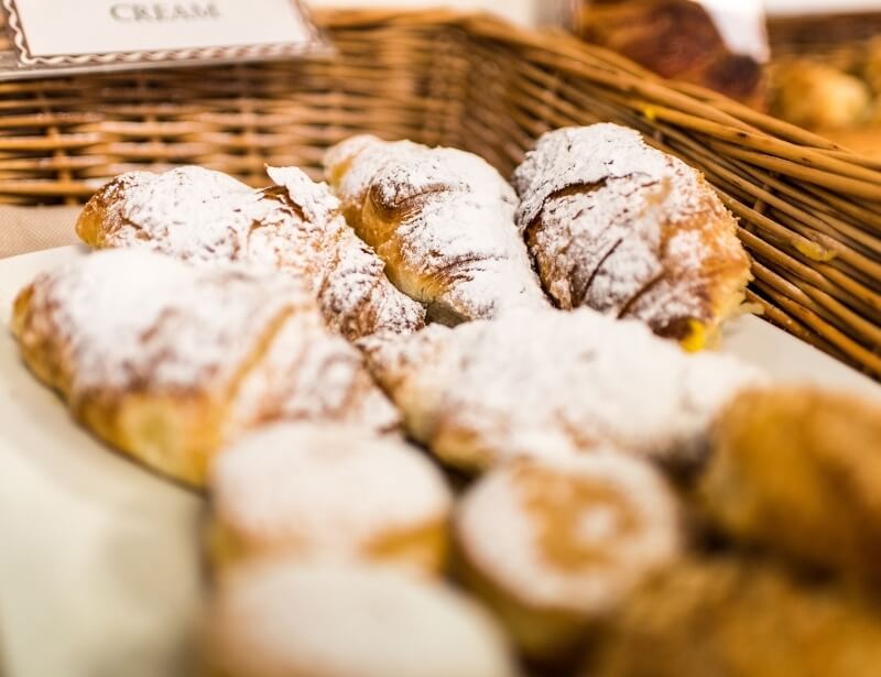 Breakfast buffet in Carpi at Hotel Touring