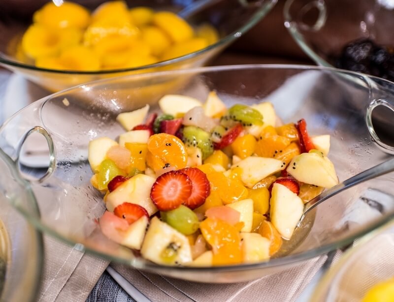 Fresh products in the breakfast of our 4-star hotel in Carpi