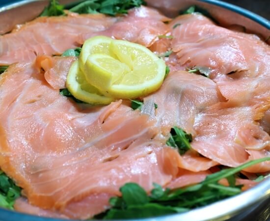 salmone affumicato per colazione