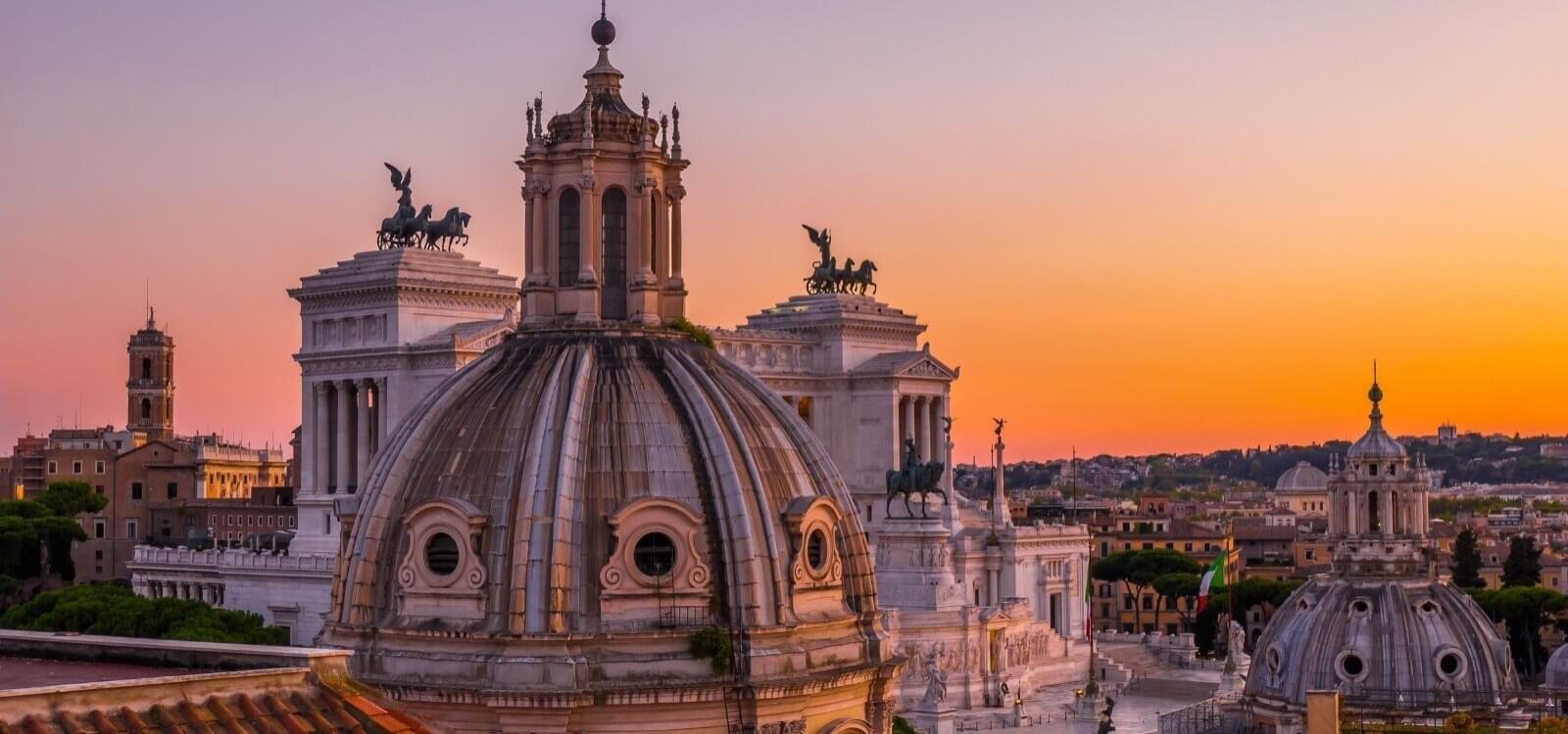 roma al tramonto