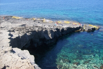 Crystal clear sea of karuscia