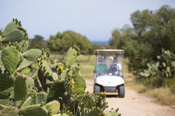 Golf cart a Is Molas Resort