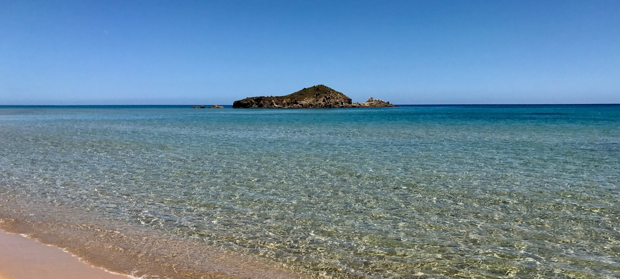 Spiaggia di Chia in Sardegna
