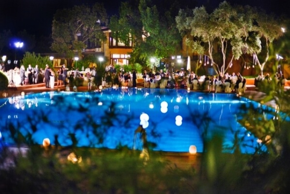 Ricevimento bordo piscina Is Molas