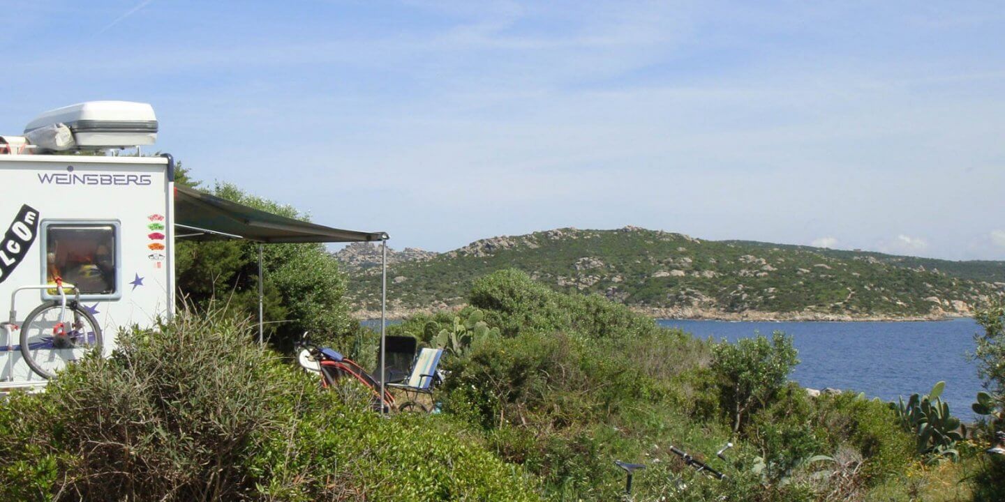 Piazzole ed Area Sosta per Camper in Sardegna