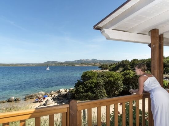 Meerblick von der Veranda der Paradise Suite Bay Bungalow