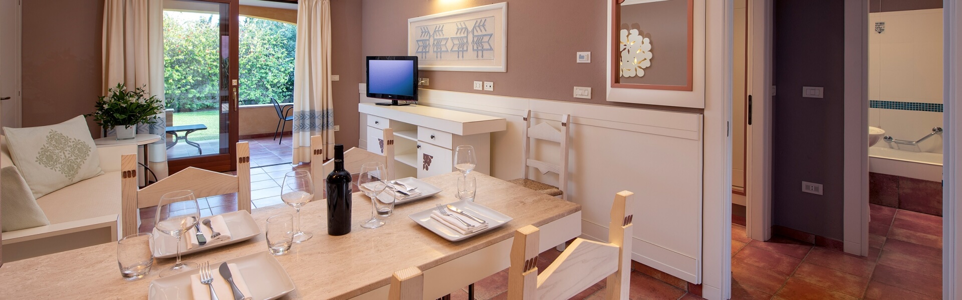 bilocale con soggiorno e cucina