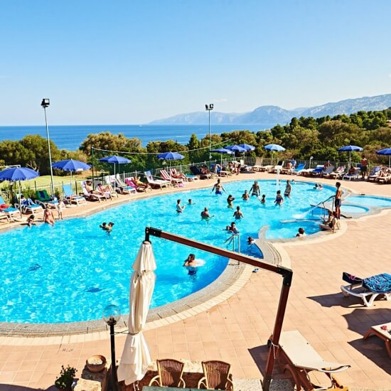 Piscina Resort Cala Gonone