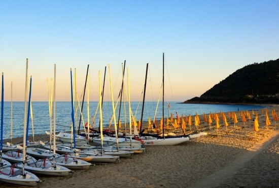 Perdepera beach at dawn