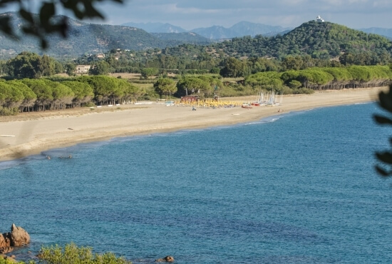 Panoramic view of the Perdepera Beach
