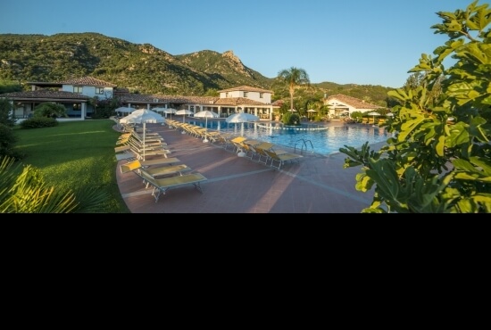 Vista sulla piscina idromassaggio