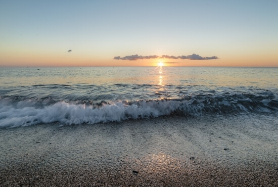 Sunset on the Ogliastra sea