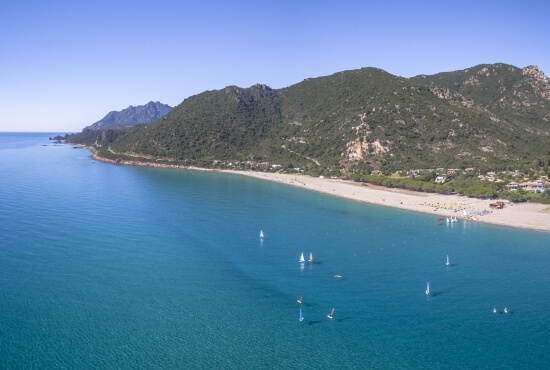 Coast of Marina di Cardedu