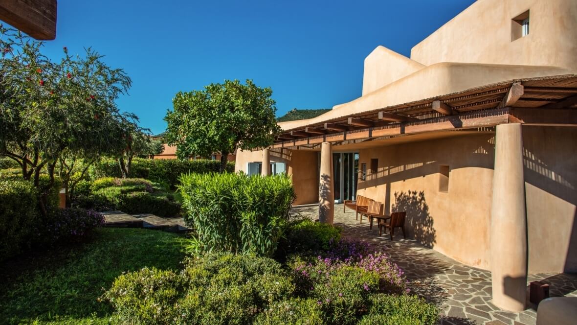 Villa Nea - Vista esterna giardini