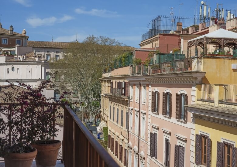 terrace view from double room 