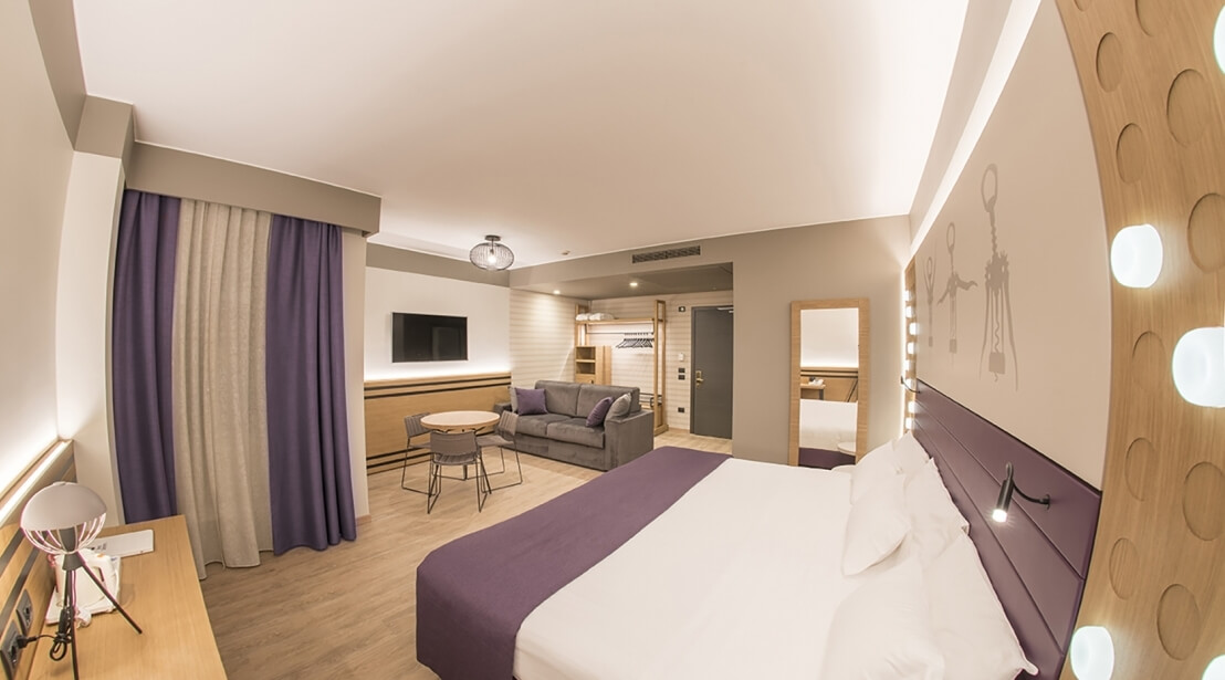 BW Plus Soave Hotel propone camere ampie, comfortevoli e di design
