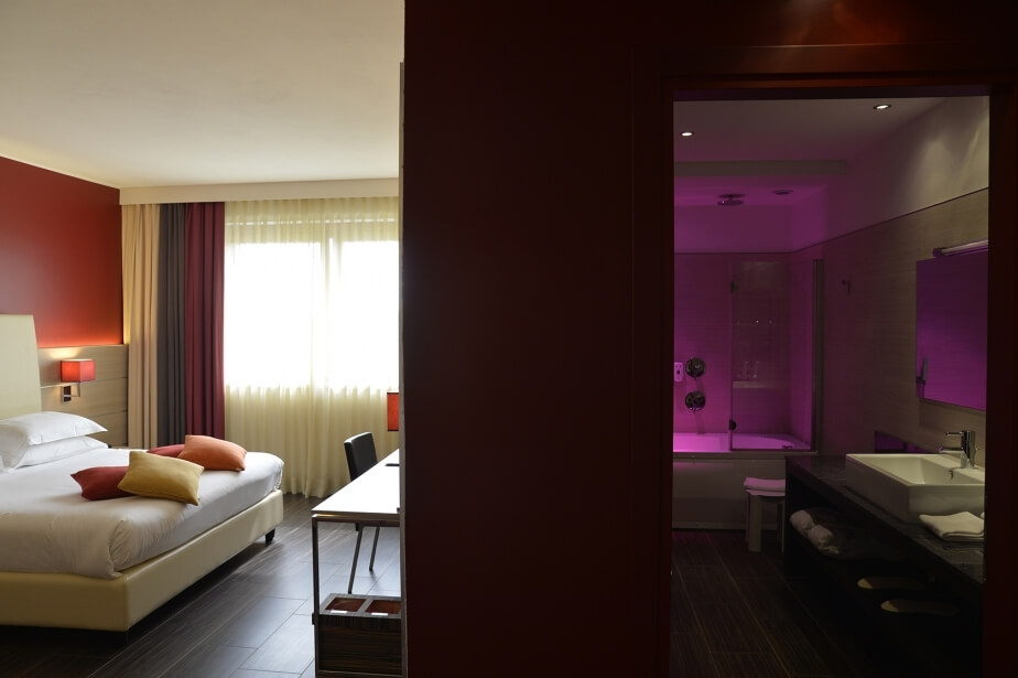 Design e servizi nelle camere del BW Plus Soave Hotel