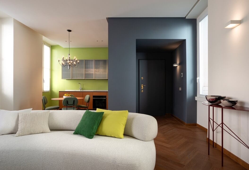 salone e cucina appartamento 33-3A