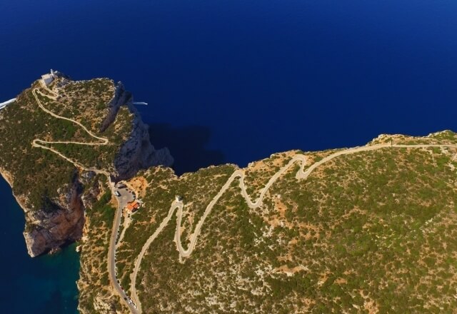 Route panoramique vers Capo Caccia
