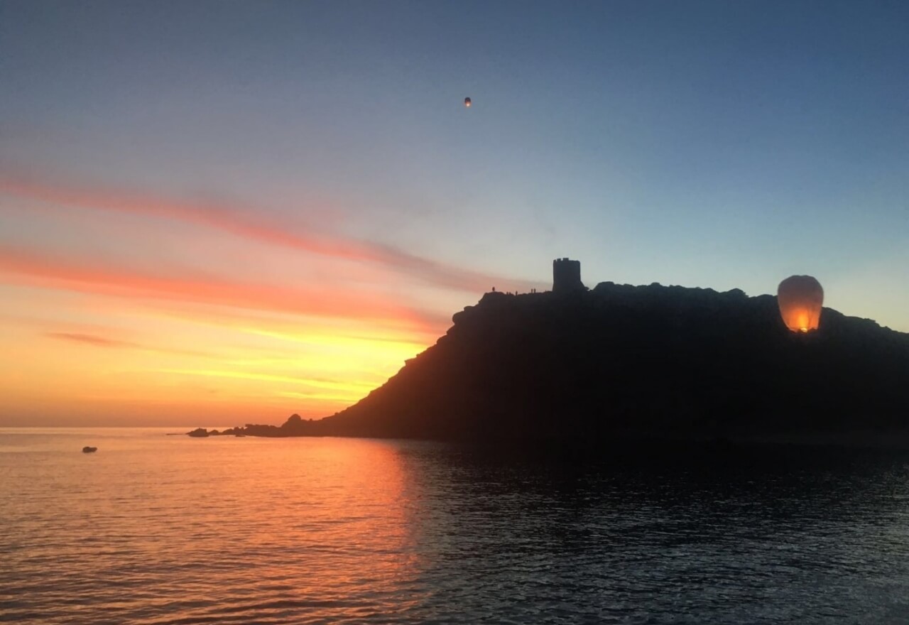 Sunset on the Torre del Porticciolo